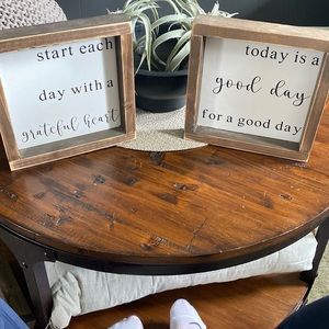 Wood Home Decor signs